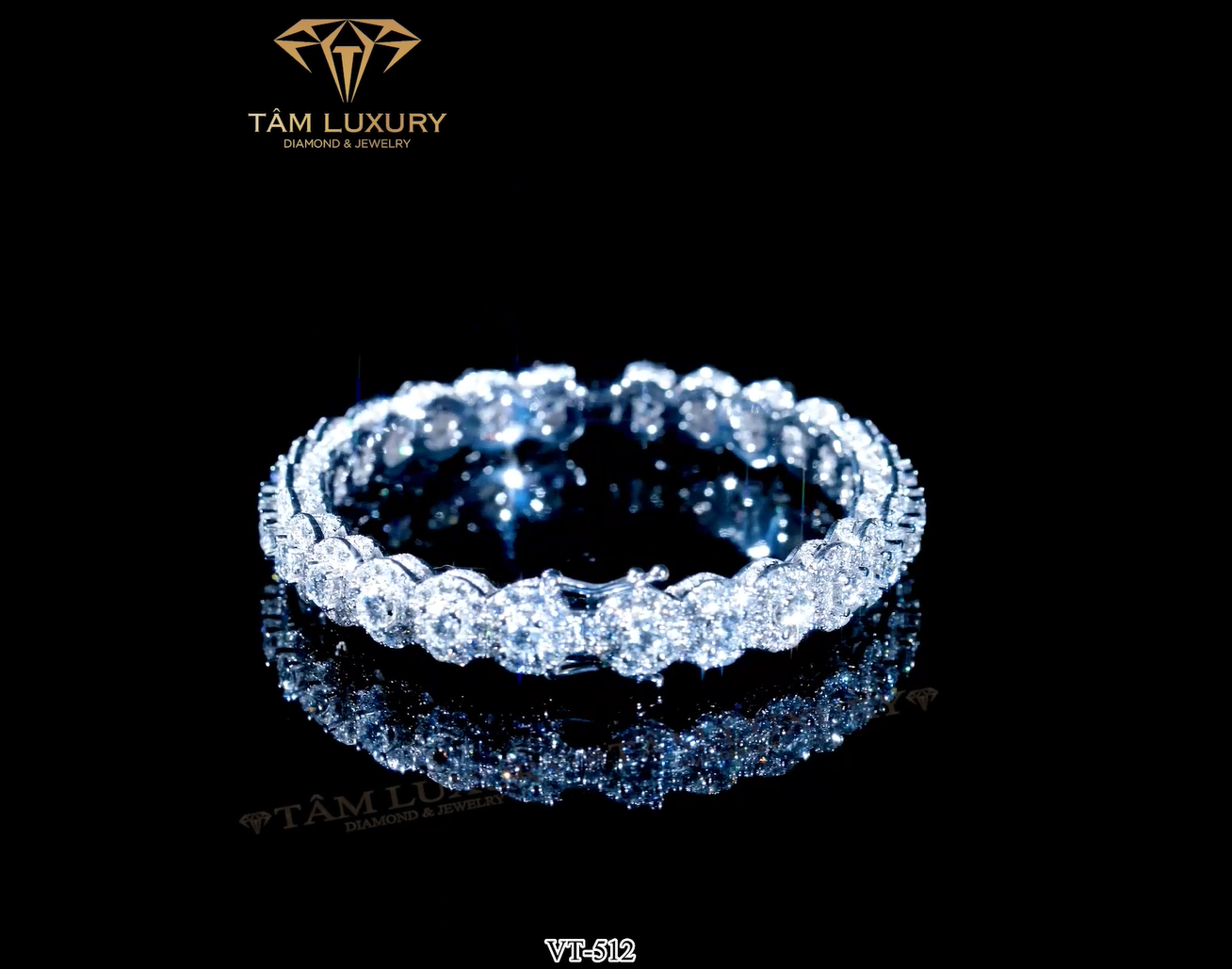 vòng tay kim cương “Keylin” – Mã VT512