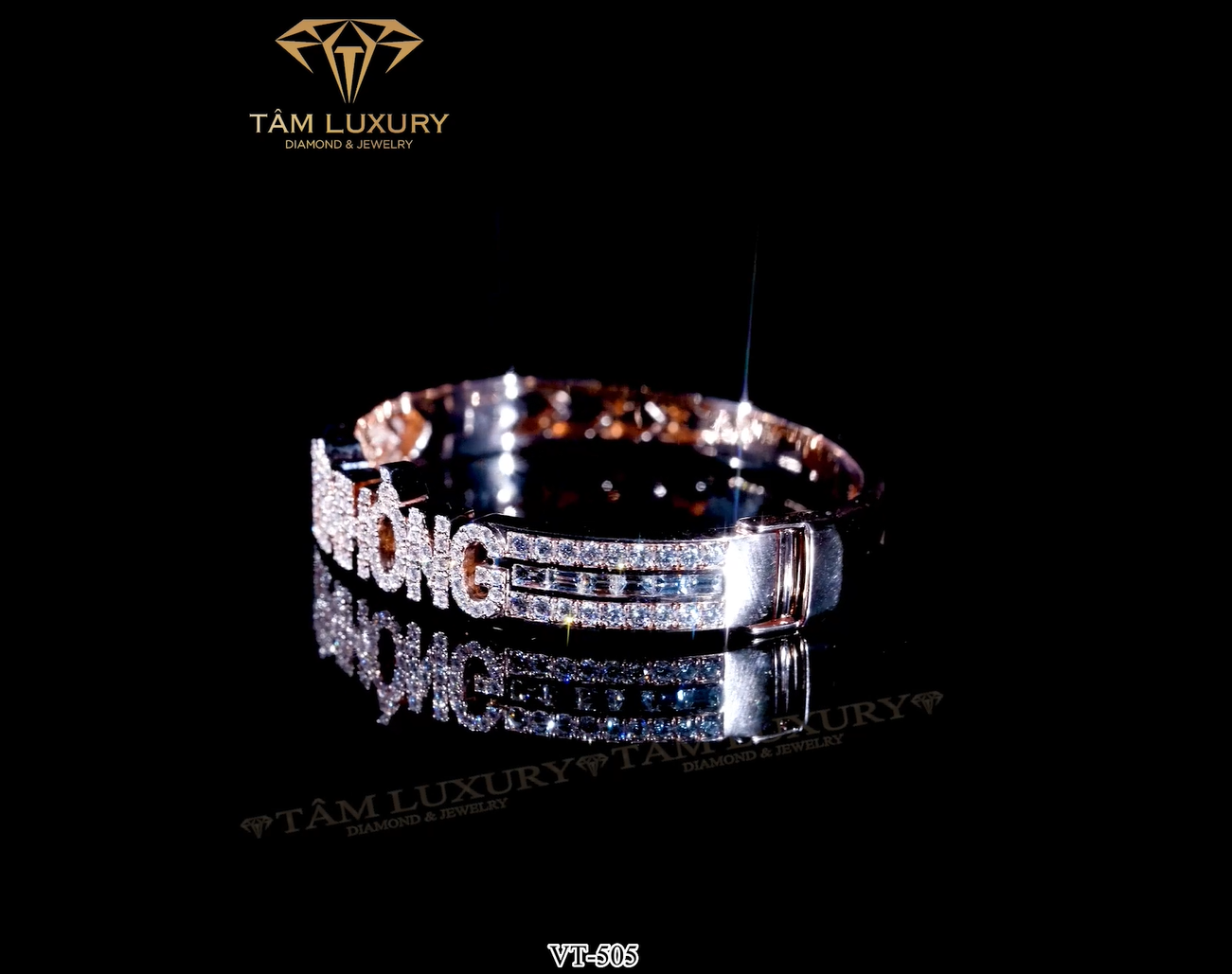 Vòng tay kim cương Kine - Mã VT505 hinh 2