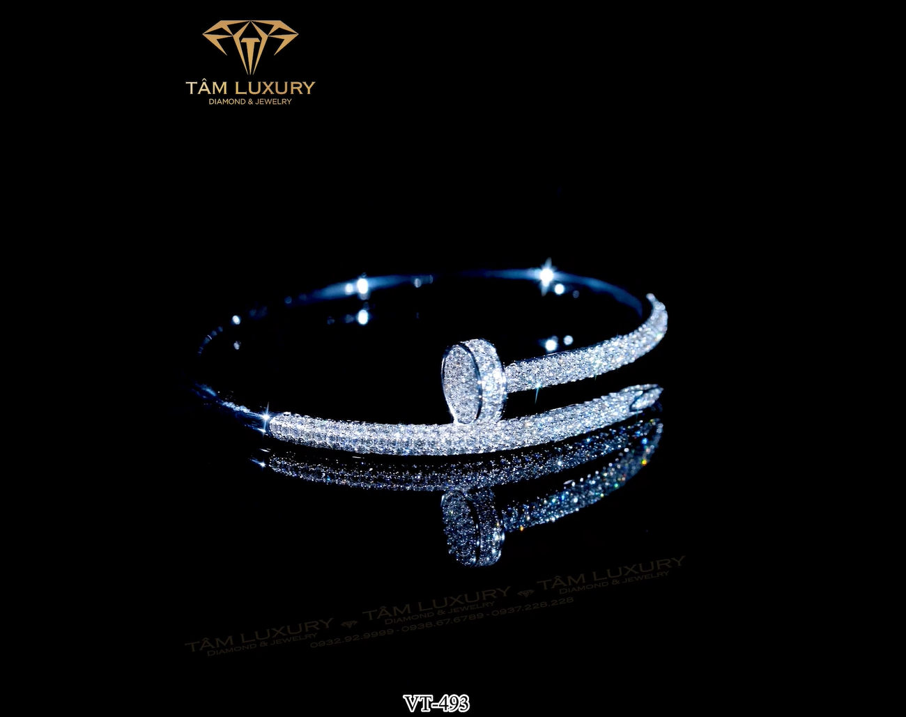 Vòng tay kim cương “Gerda” – Mã VT493