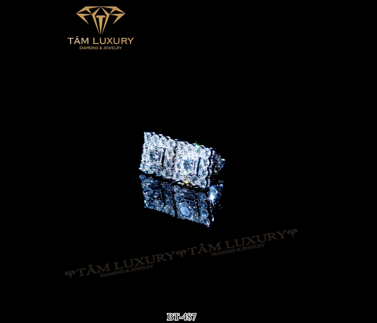 Thông tin cơ bản Bông tai kim cương vàng 750 Beauuti - Mã BT487 hinh 3