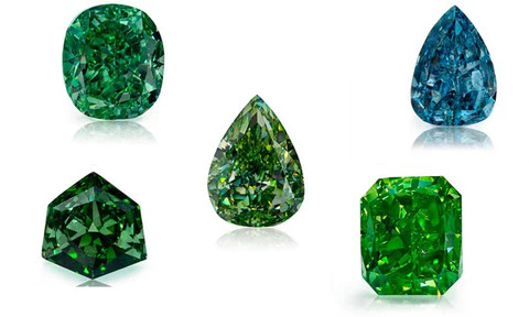 Lịch sử kim cương xanh lá cây