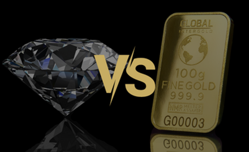 Kim cương hay vàng đáng để đầu tư hơn?