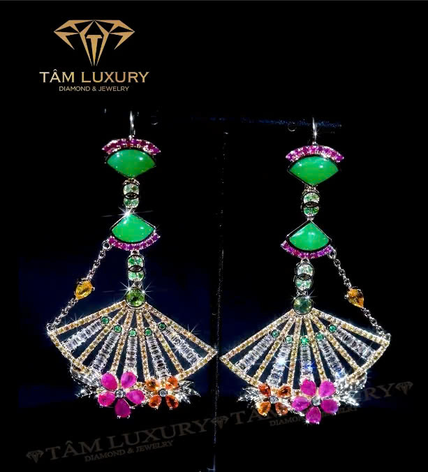 Bông tai kim cương kiêu sa trong từng chi tiết Gleam - Mã BT1157 1 Bông tai kim cương kiêu sa trong từng chi tiết Gleam - Mã BT1157 1