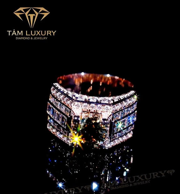 Thiết kế nhẫn nam kim cương thiên nhiên “Brilliance” – NNA654