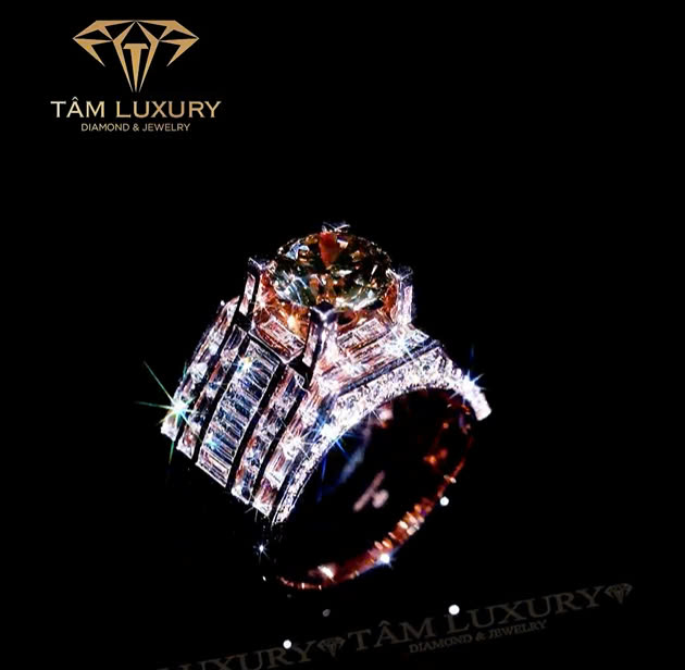 Thiết kế nhẫn nam kim cương thiên nhiên "Timeless" - NNA423 Thiết kế nhẫn nam kim cương thiên nhiên "Timeless" - NNA423