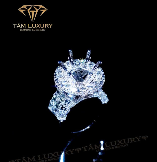 Thiết kế Nhẫn nữ mềm mại như hơi thở gió thu "Crownlight" - NNU1357 Thiết kế Nhẫn nữ mềm mại như hơi thở gió thu "Crownlight" - NNU1357