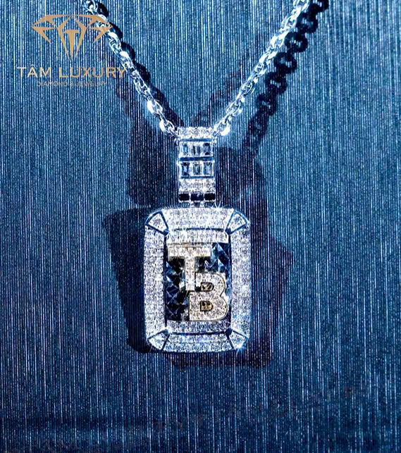 Mặt dây chuyền vàng ý 750 “Gem” – Mã MD1340