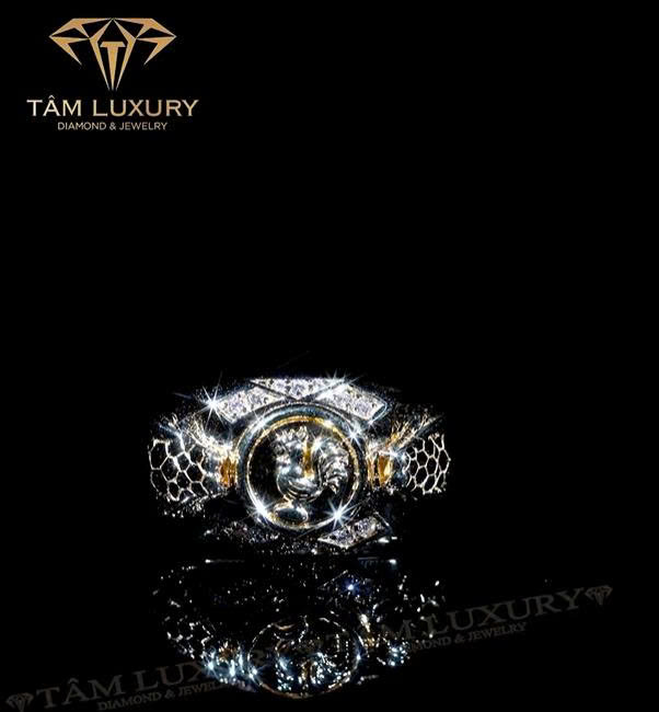 Thiết kế nhẫn nam kim cương thiên nhiên “Obsidian” – NNA1161