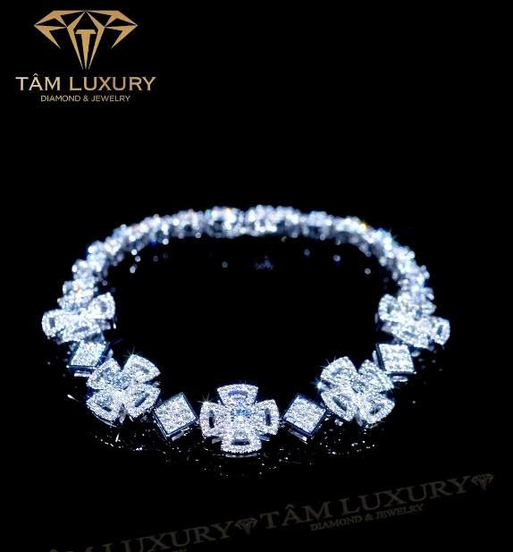 Siêu phẩm Lắc tay kim cương cao cấp “Diamond Veil” – Mã LT1037