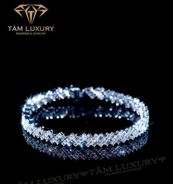 Siêu phẩm Lắc tay kim cương sang trọng “Ethereal Grace” – Mã LT640