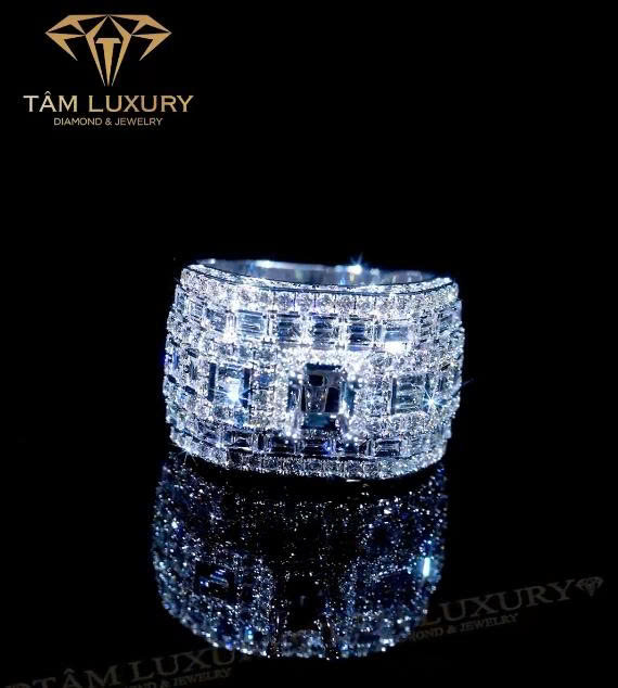 Thiết kế Nhẫn nam kim cương sang trọng hoàng gia “Imperial Cut” – NNA700