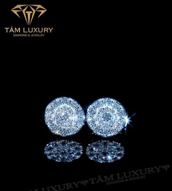 Bông tai kim cương lộng lẫy đưa phong cách lên tầm đẳng cấp “Grand Sparkle” – Mã BT1312