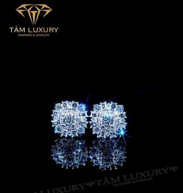 Bông tai kim cương rạng rỡ mở ra câu chuyện sang trọng “Luxury Tale” – Mã BT1297