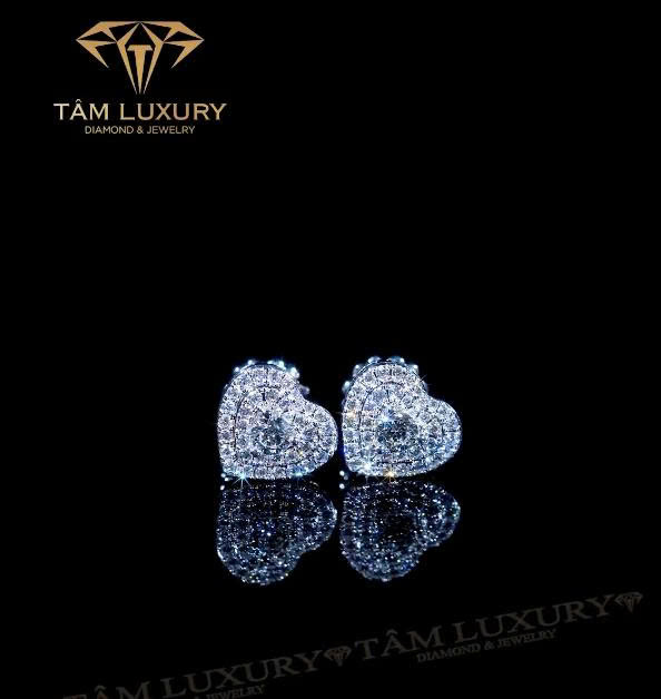 Bông tai kim cương rạng rỡ mở ra câu chuyện sang trọng “Luxury Tale” – Mã BT1307
