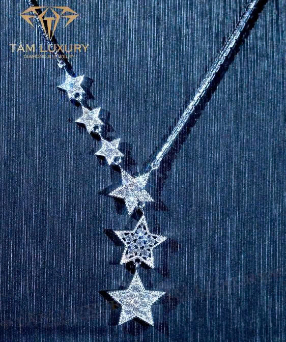 Siêu phẩm mặt dây chuyền kim cương dành cho nàng thơ “Starlet Grace” – Mã MD753