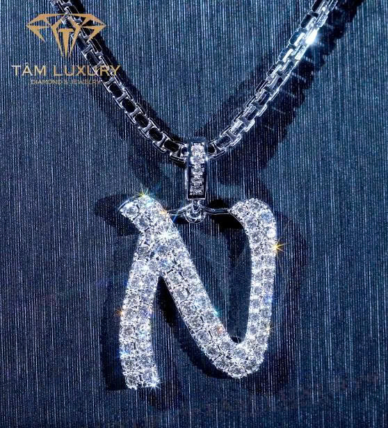 Thiết kế mặt dây chuyền kim cương mang hơi thở cổ điển “Celeste Pearl” – Mã MD767