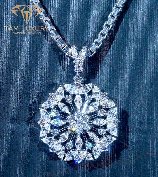 Top 1 mặt dây chuyền kim cương được yêu thích “Moonlight Whisper” – Mã MD1391