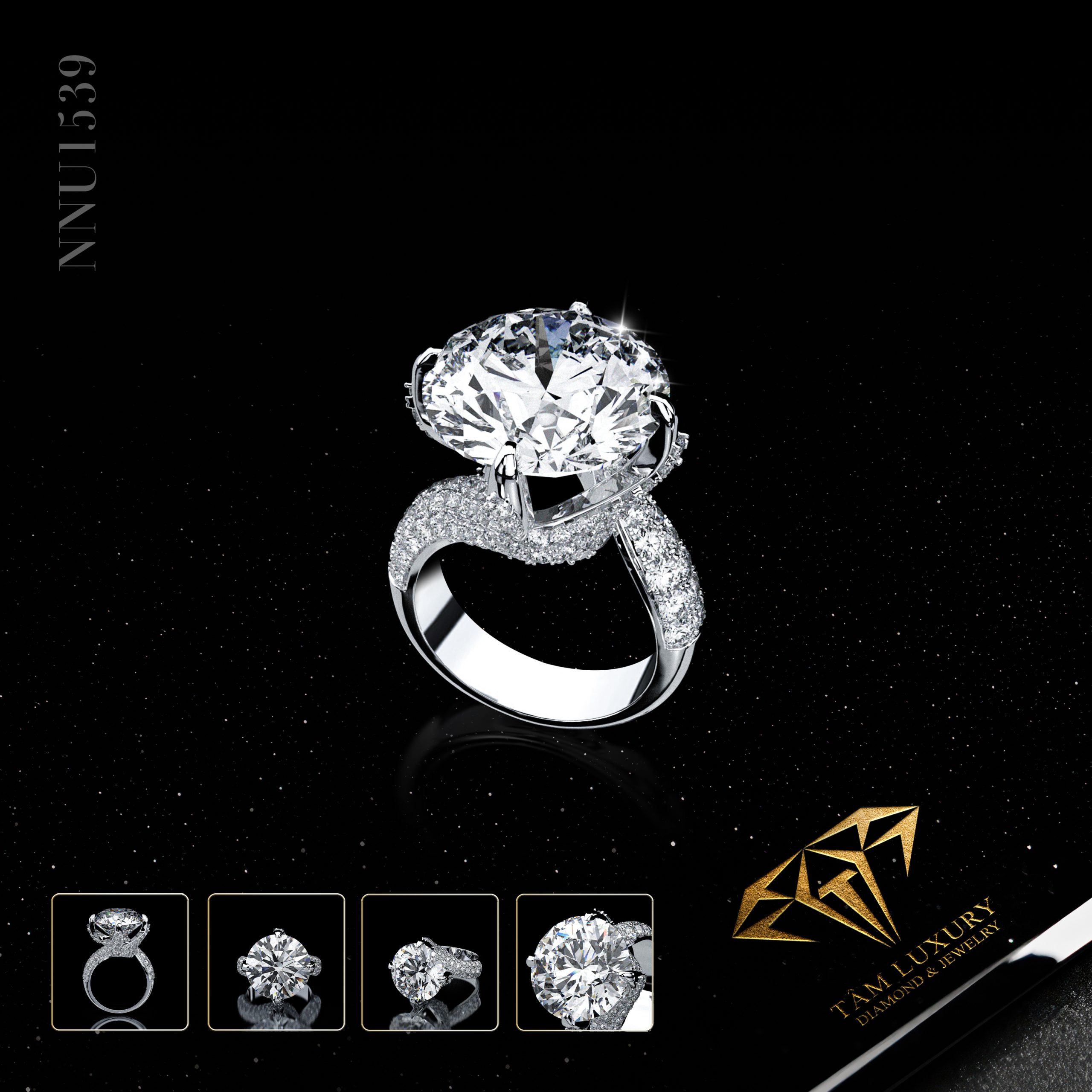 Phiên bản đặc biệt: Nhẫn nữ kim cương thiên nhiên “Prime” – Mã NNU1539