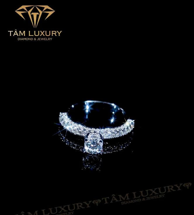 Nhẫn nữ kim cương vương miên NNU680 1 Nhẫn nữ kim cương Tâm Luxury