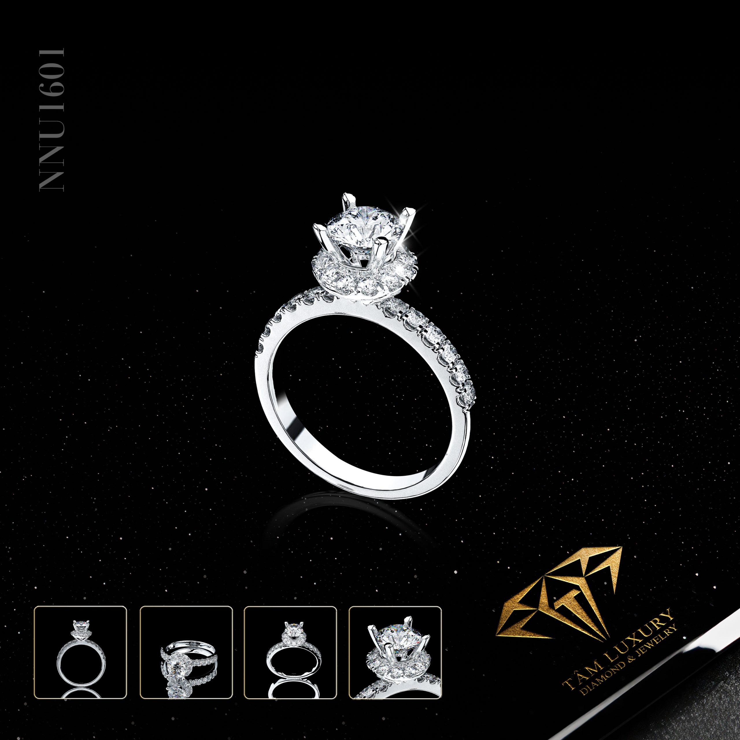 Top 5 mẫu nhẫn nữ kim cương đơn giản nhưng đặc biệt “Biotop” – Mã NNU1601