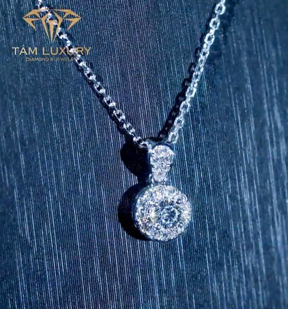 Thiết kế mặt dây chuyền Halo tròn đặc biệt Melody - Mã MD878 3 Thiết kế mặt dây chuyền Halo tròn đặc biệt Melody - Mã MD878 3